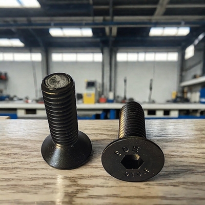 Pedido dos clientes Aço ligado Full Thread Flat Countersunk Head Hex Socket Cap Screw