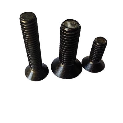 Cabeça Hexagonal de Grau Profissional Cap Torno Flat Countersunk Head Oxido Negro Full Thread