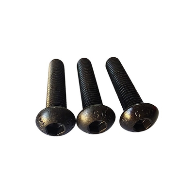 Parafusos de aço inoxidável para pagamentos em aço carbono escurecido parafusos de aço inoxidável para pagamentos TT