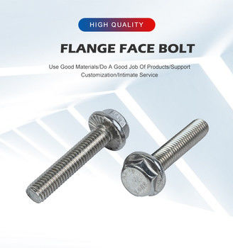 Parafusos de flange hexagonal de aço inoxidável 304 Gb5789 parafuso de flores dentárias com acabamento liso