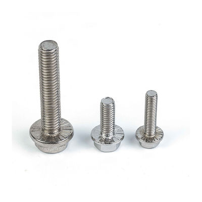 Parafusos de flange hexagonal de aço inoxidável Gb5789 parafuso de flor de dente com padrão GB