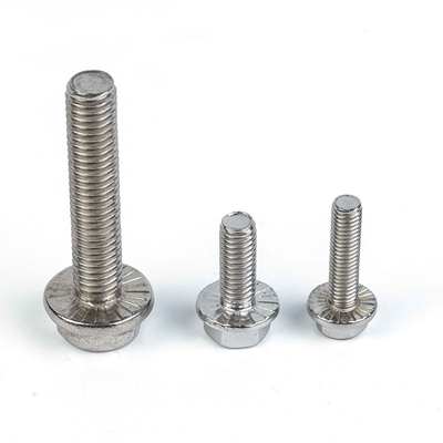 Customizado 304 316 A2 A4 Hex Flange Titânio Machine Thread Bolto para aço inoxidável