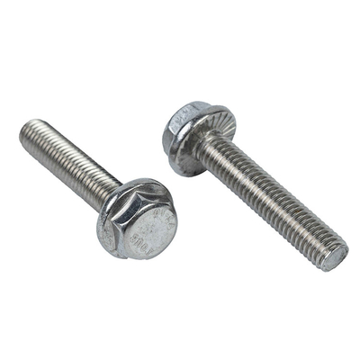 Aço inoxidável M4 M6 M8 M10 M12 DIN6921 Classe 4.8.8.8 10.9 12.9 Hex Flange cabeça parafusos