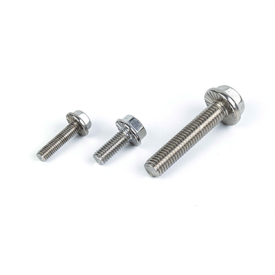 Aço inoxidável M4 M6 M8 M10 M12 DIN6921 Classe 4.8.8.8 10.9 12.9 Hex Flange cabeça parafusos