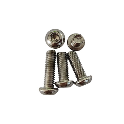 100% QC testado aço inoxidável Hexagon Socket Botão cabeça parafusos ISO7380 M3 M4 M5 M6 M8 M10
