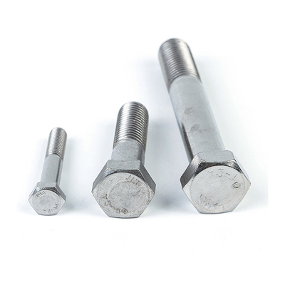 DIN Standard 304/316 Ferraduras hexadecimais de meio fio de aço inoxidável para aplicações de fixação