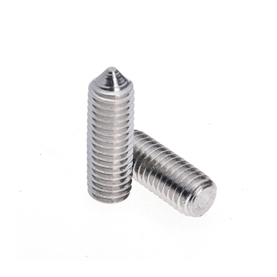 Parafusos de aço inoxidável com cone hexagonal com ranhuras M3 M4 M5 M6 para tipo de fio completo