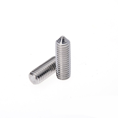 Fortaleza Hexagon Socket Set parafusos com ponto cônico em aço inoxidável para máquinas