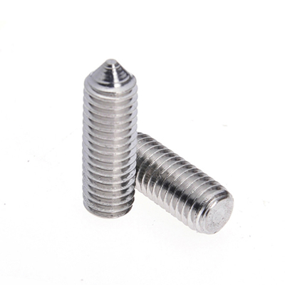 Aço inoxidável M8 Cone Point Grub Set parafuso para reparação M6 M10 Acessórios de hardware