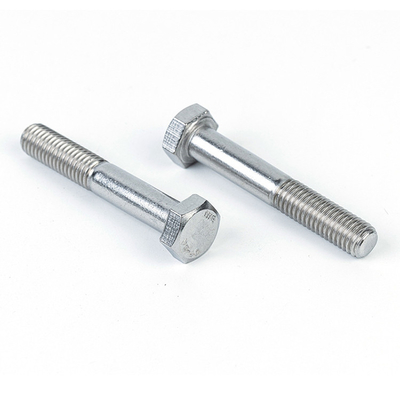 Alta resistência DIN de aço inoxidável parafusos HEX cabeça de máquina para a indústria acabamento simples