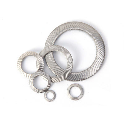 Limpeza simples DIN aço inoxidável 304 Cubicle Locking Washer M4 M5 M6 M8 M10 M12 M16