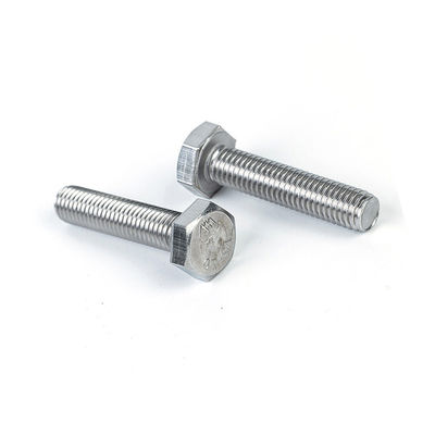 Parafuso de flange de válvula hexagonal de aço inoxidável de grau 8.8 com parafuso e porca galvanizados