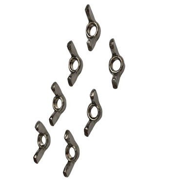 Fixação 304 aço inoxidável Corno de ovelha Amêndoa de borboleta torcida à mão Personalização