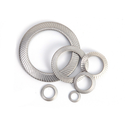 Dente externo DIN9250 aço inoxidável Antiderrapante Dental Double Sided Seal Safety Lock Washer