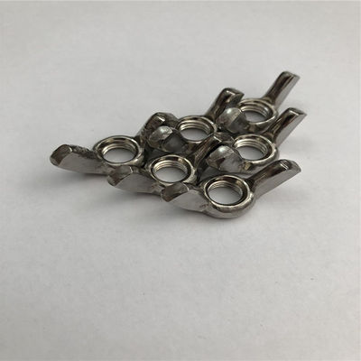 Aço inoxidável padrão DIN M6 M8 M10 Nut de asa Din315 Ss304 Butterfly Nuts
