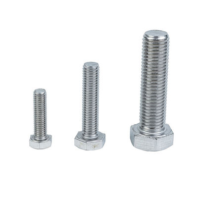 GB Standard Hex Head Bolt de aço inoxidável para processamento de metal customizado OEM DIN933