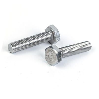 GB Standard Hex Head Bolt de aço inoxidável para processamento de metal customizado OEM DIN933