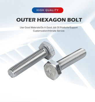 Parafusos de máquina personalizados de cabeça plana Hex Set Socket parafuso acabamento simples