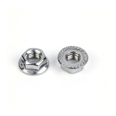 Sistema de medição polegada imperial classe 6 Hexagon Hex Head Serrated Spinlock Flange Nut