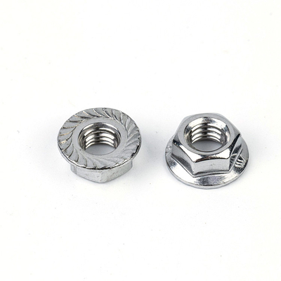 Sistema de medição polegada imperial classe 6 Hexagon Hex Head Serrated Spinlock Flange Nut