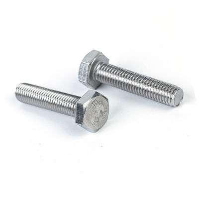 GB padrão de aço inoxidável DIN933 galvanizado parafuso hexadecimal pesado com porca