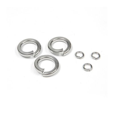 100% de aço inoxidável galvanizado inspecionado M5 M6 M8 M10 M12 Lavadora de divisão Lavadoras de fecho de mola