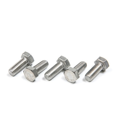 M3-M12 Extensão Full Teeth Hexagon Bolts Externo em 304 aço inoxidável DIN Standard