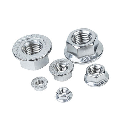 Sistema de medição imperial de aço inoxidável, porno de flange hexagonal na norma DIN6923