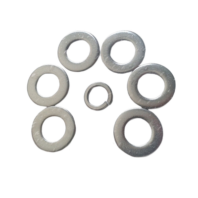 DIN 125/DIN 9021 Garrafa metálica de almofada plana Garrafa de parafuso de hardware em aço inoxidável 304