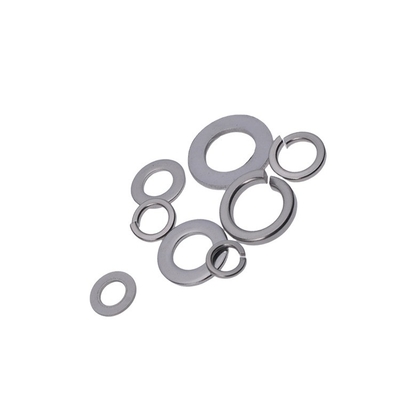 Fixação Essential 304 de aço inoxidável Lavadora plana com Lavadora ampliada e espessada DIN125