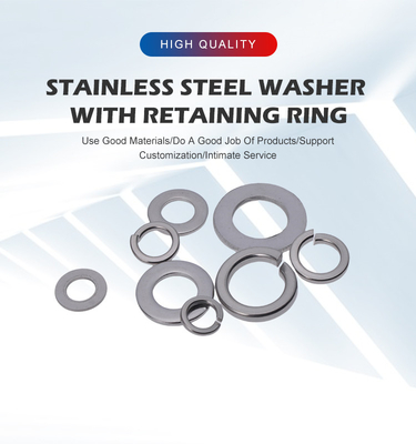 100% inspeccionado DIN aço inoxidável 304 316 OEM Design Metal Gasket Flat Washers