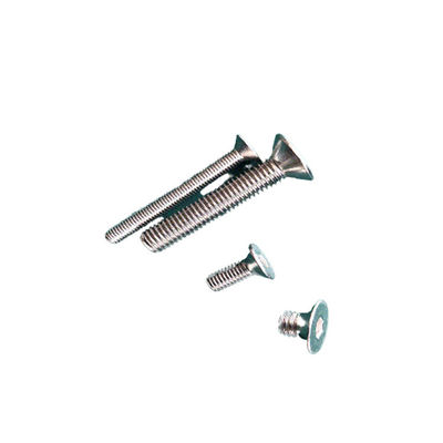 DIN7991 M16 30mm aço inoxidável Hex Socket Countersunk parafuso A2 Full Thread Tipo