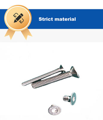 DIN7991 M16 30mm aço inoxidável Hex Socket Countersunk parafuso A2 Full Thread Tipo