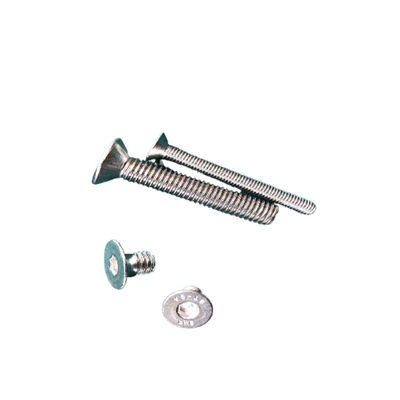 Aço inoxidável Phillips Recessed levantado cabeça contra-encosto meio oval parafuso parafuso A2-70