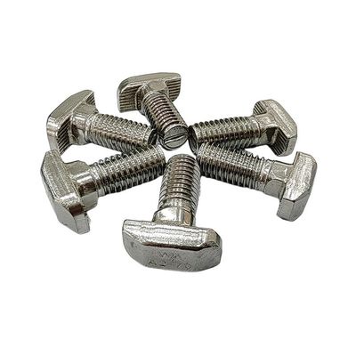 Bolinhas e porcas de tipo T de fio completo M8 M10 para cabeça quadrada de aço inoxidável de montagem solar