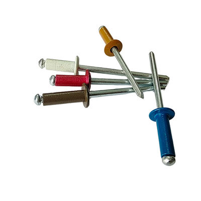 6-32mm DIN padrão Eco-friendly Round Head Pop Rivets com várias opções de cores