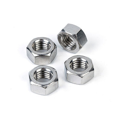 M6 M8 M10 M12 M14 M16 M18 M20 Nozes hexadecimais de aço inoxidável para indústria pesada e duráveis