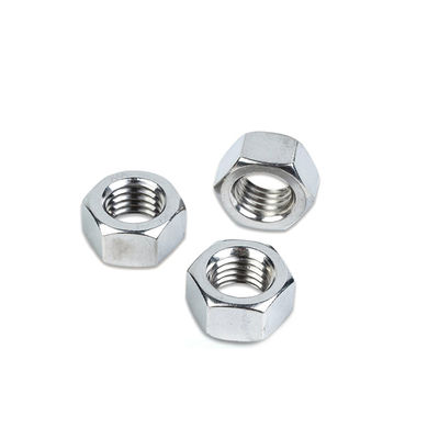 Nozes de aço inoxidável revestidas com zinco de alta resistência para parafusos e parafusos personalizados a granel