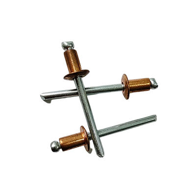 Rebites de cobre resistentes à corrosão de ponta aberta para automóveis e navios 3-35 mm de comprimento