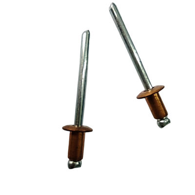 Rebites abertos de latão resistentes à corrosão para múltiplas aplicações comprimento 3-35 mm