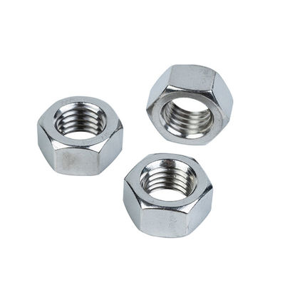 Hexagon Montagem de Nozes de Prata Hex Nozes de Fios Grosse Nozes Finas de Aço Inoxidável Nozes Top Choice