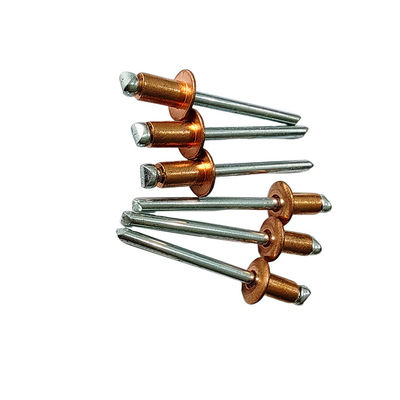 Construção e Mobiliário Rebites abertos de latão fácil com bom desempenho de vedação