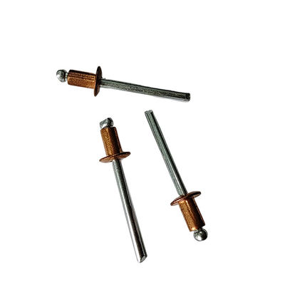 Rebites de cabeça redonda de ponta aberta de latão livre para aplicações automotivas e marítimas