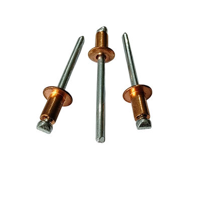 Rebites de cabeça redonda de ponta aberta de latão livre para aplicações automotivas e marítimas