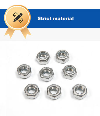 Indústria de petróleo e gás aço inoxidável Nylon Insert Lock Nut com acabamento 304 resistente ao calor