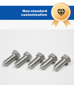 Bolto resistente à corrosão grau 304 316 de aço inoxidável Bolto hexagonal exterior