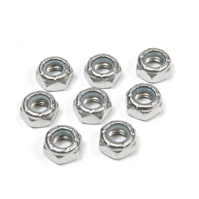 100% de aço inoxidável inspectado, porno de nailon DIN985 para aplicações pesadas