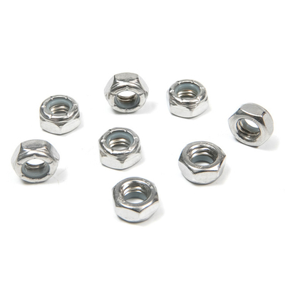 Stainless Steel Skateboard Truck Hardware Set Axle Nut King Lock Nut Outro acabamento