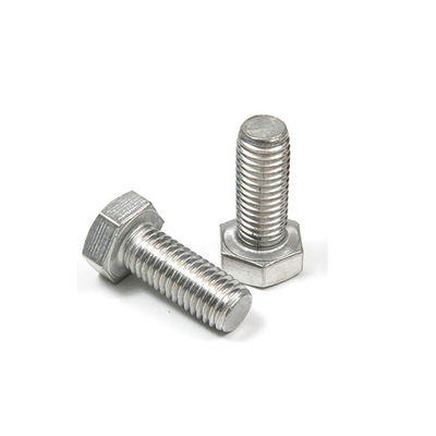 Parafusos de fio completo de parafusos hexagonais externos estendidos para necessidades de fixação de aço inoxidável 304