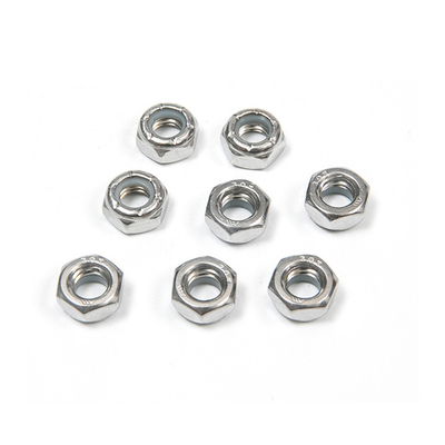Aplicações gerais na indústria aço inoxidável Hex Nylon Lock Nut com inserção de nylon